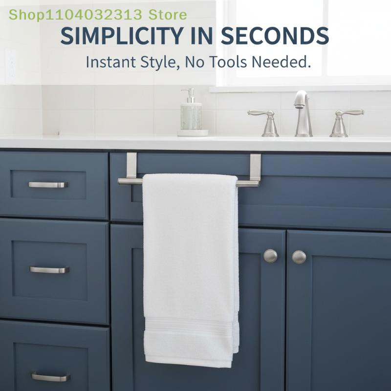 Home Bar Stand - Stainless Steel Towel Robe Rack Towel