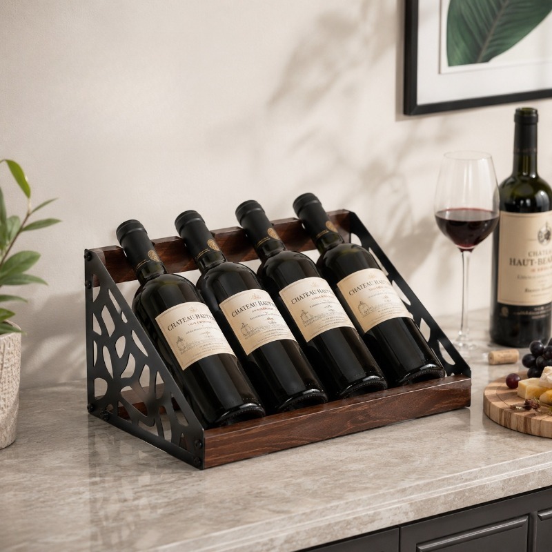 Home Bar Wooden Wine Rack Wine - Home Bar Shelves ulasan dan harga