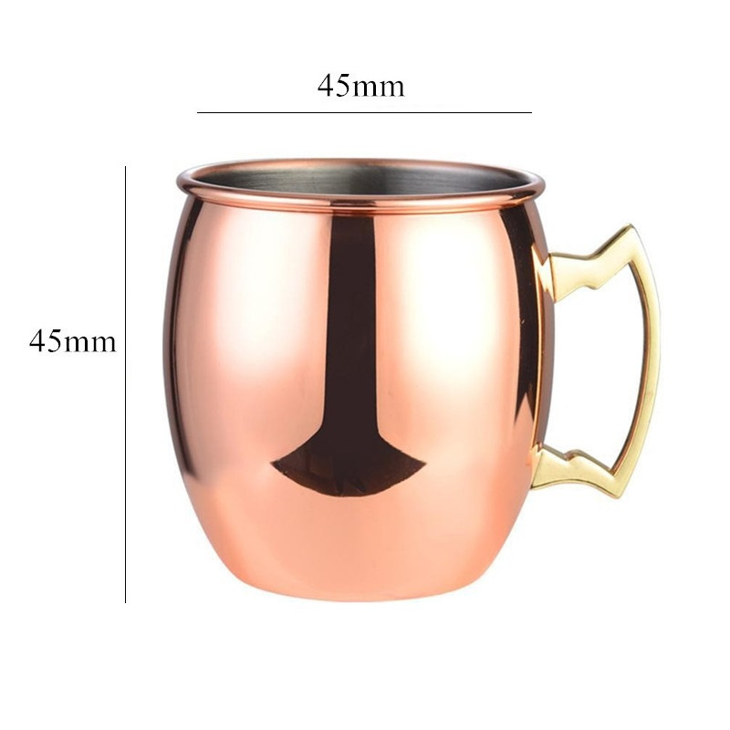 6Pcs 60ml Mule Copper Mugs Cup - Mule Copper Mug ulasan dan harga