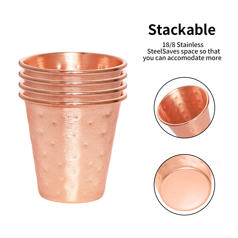 Set of 4/6 Copper Plating Beer - Mule Copper Mug ulasan dan harga