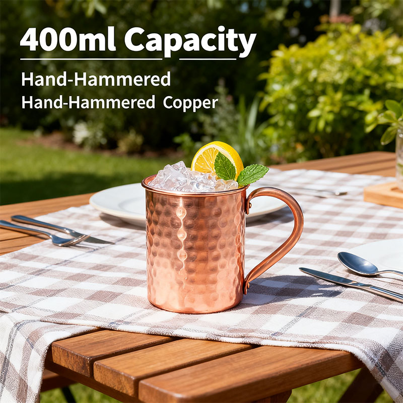 New 100% Copper Cups Pure Soli - Mule Copper Mug ulasan dan harga