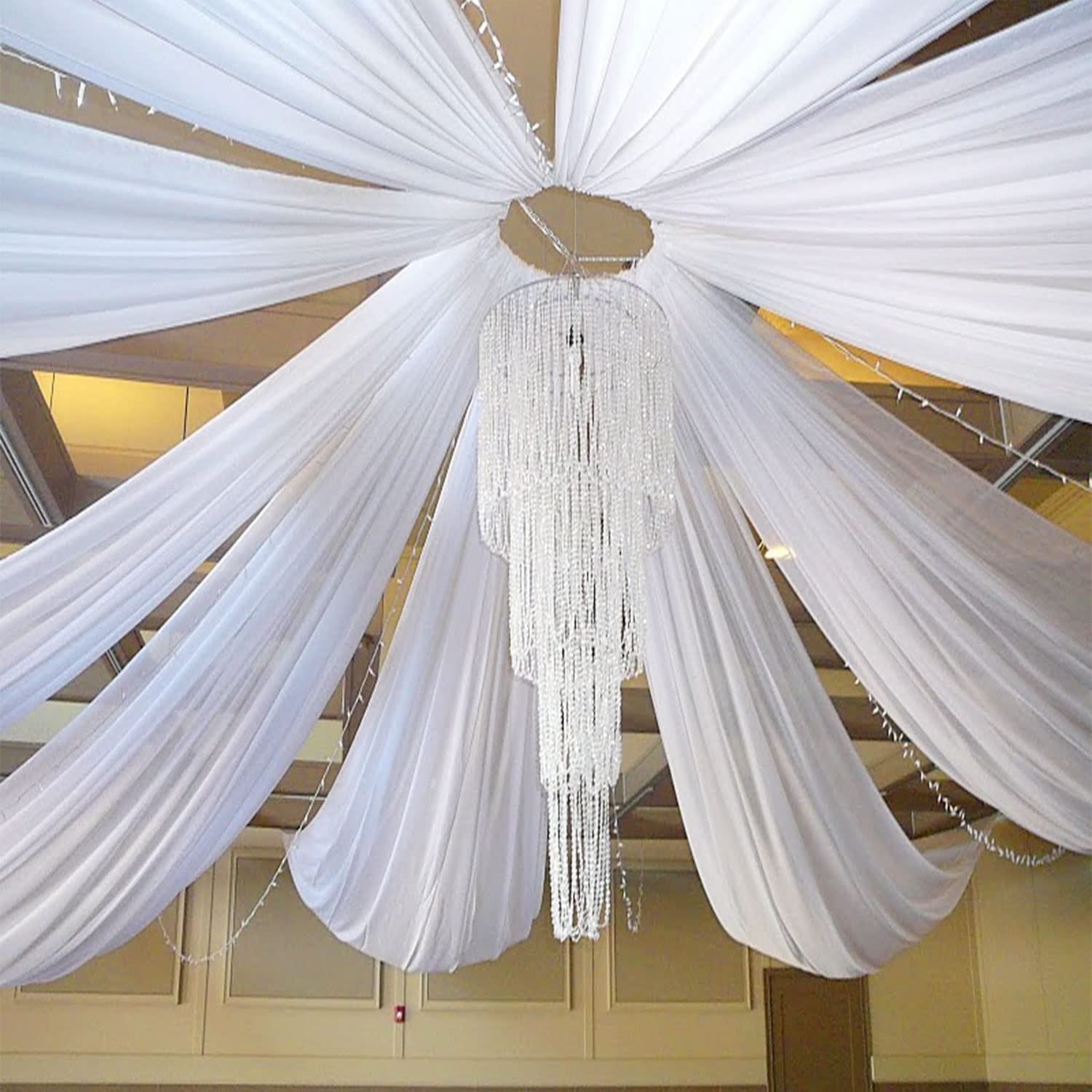 Wedding Arch Ceiling Drape Roo - Home Bargains ulasan dan harga