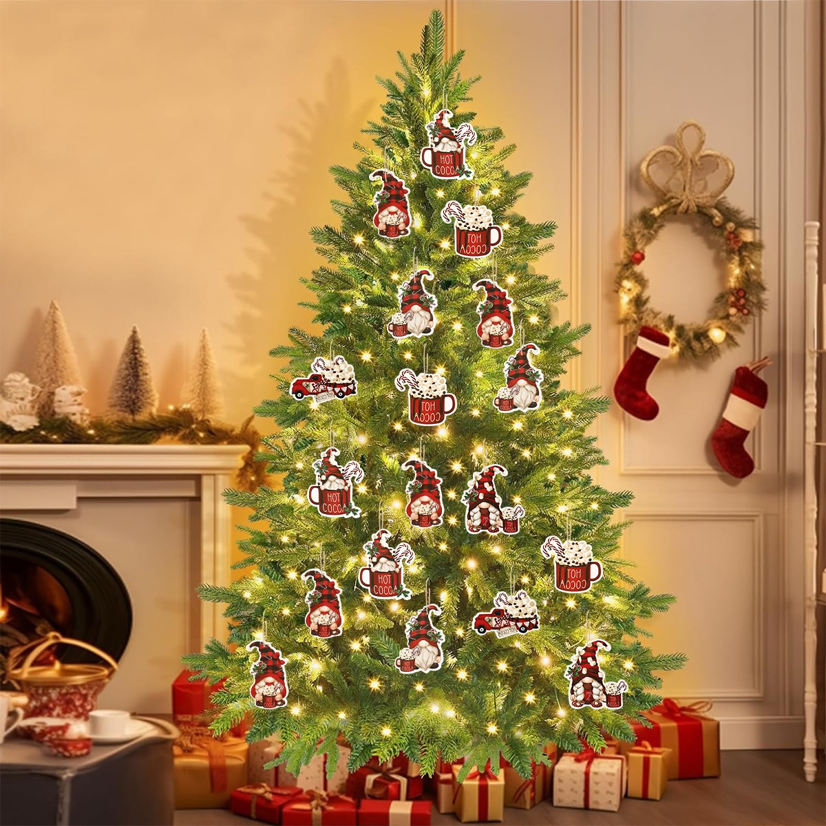 12pcs Christmas Santa Gnomes P - Home Bargains ulasan dan harga