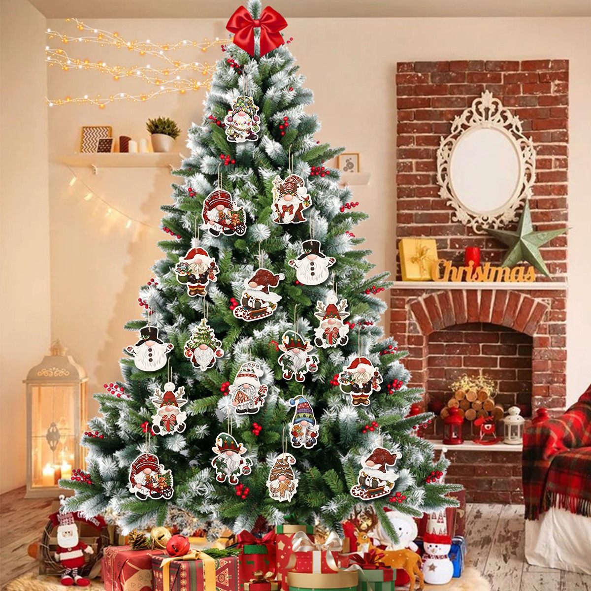 12pcs Christmas Santa Gnomes P - Home Bargains ulasan dan harga