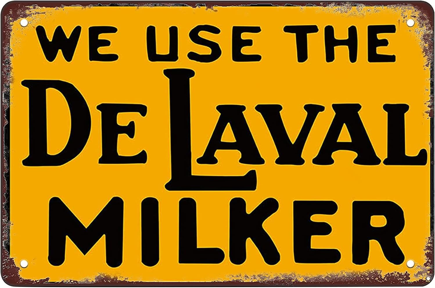 Delaval Milker Metal Tin Sign  - Home Bar And Restaurant ulasan dan harga