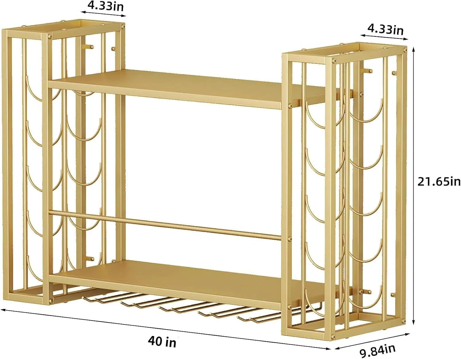 Wall Mounted Wine Rack, Wine R - Home Bar Shelves ulasan dan harga